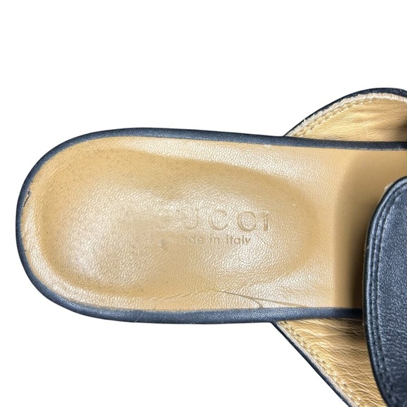 Gucci Princetown Black Leather Mules Size 36 - Picture 3 of 5